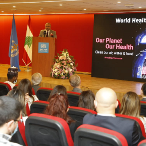 The World Health Organization Launched the National Health and Environment Strategy in Lebanon