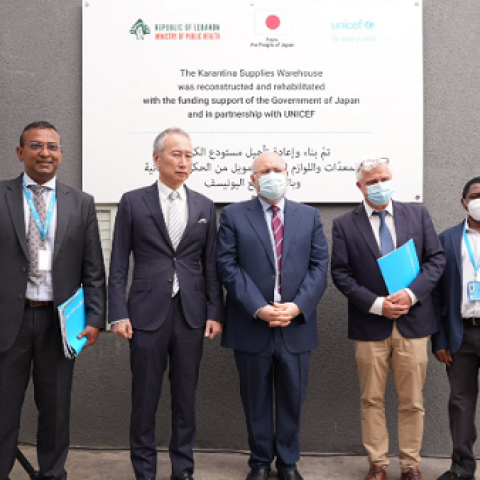 Handover of the Karantina Supplies Warehouse after Reconstruction and Rehabilitation