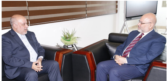 الأبيض بحث والسفير الإيراني الجديد في مجالات التعاون