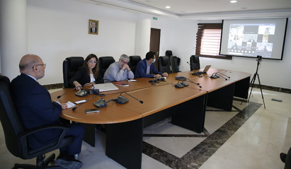 الابيض اجتمع مع سفراء وحثهم على مواصلة دعم لبنان في هذه المرحلة