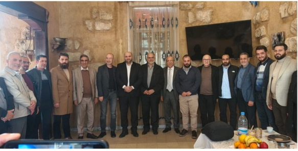 Nassereddine during a Meeting with Hospital Directors in Baalbek