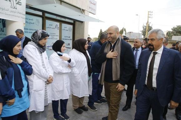 Nassereldine Concludes his Southern Tour at Tebnin Governmental Hospital