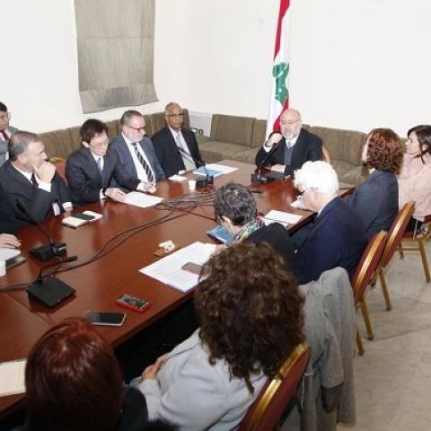 Minister Abiad Discussed with Donors and Partners Ways to Implement Health Strategy