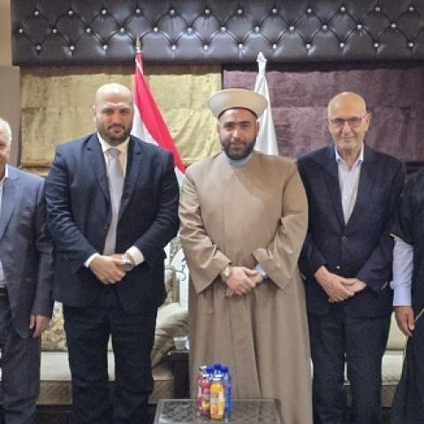 القطان استقبل وزير الصحة في برالياس: سنواجه العدو ببناء المستشفيات والمدارس 
