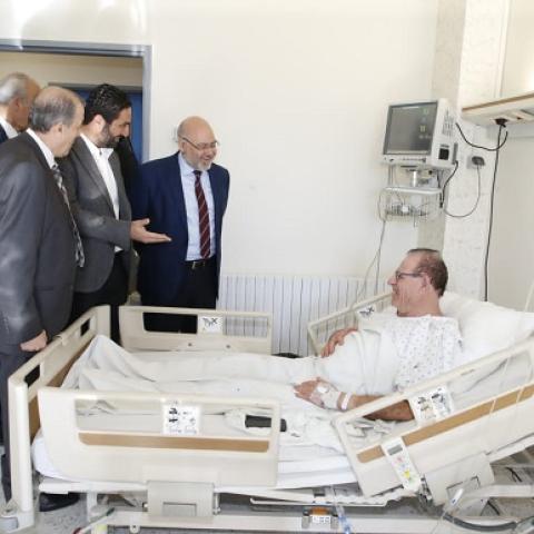 Abiad Visits Al-Shahar Al-Gharbi and Bchamoun Hospitals