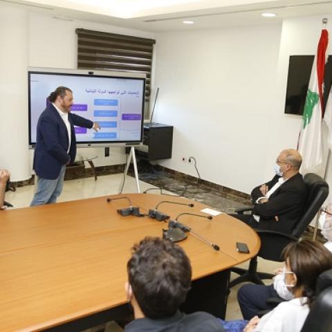 Minister Hasan Examines the Medicine Card Project