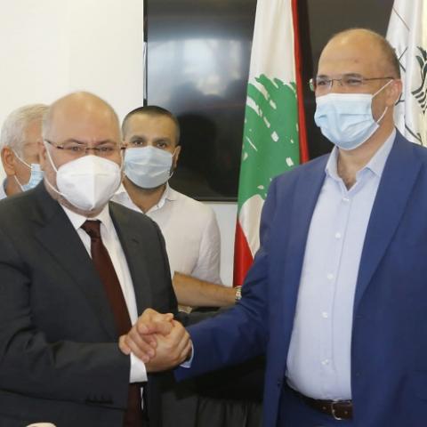 Outgoing Minister Hasan Handed the Ministry over to Firas Abiad