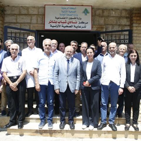 Abiad Visits Health Centers in Aley