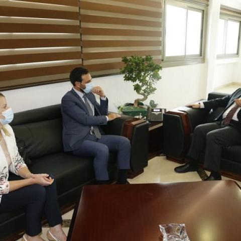 Minister Abiad Discussed with the International Committee of the Red Cross Projects to Support the Health Sector
