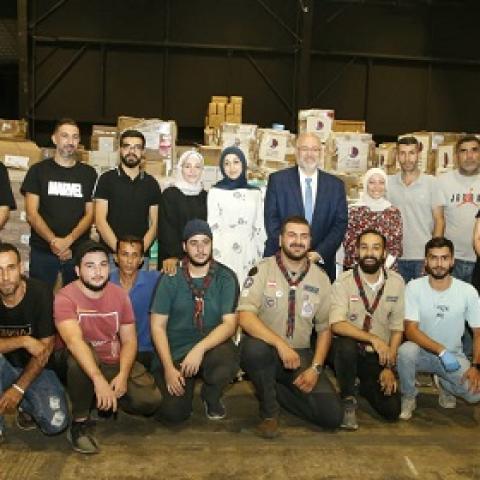 A Joint Press Conference by Ministers Abiad and Yassin to Clarify the Aid Mechanism