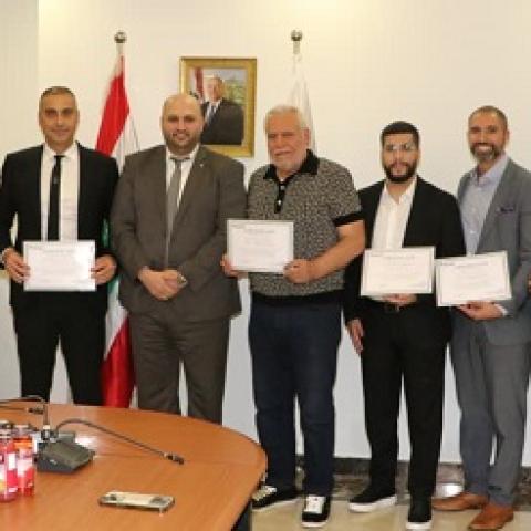 ناصر الدين إستقبل فريقا طبيا لبنانيا حضر من ديترويت لإجراء عمليات مجانية في لبنان
