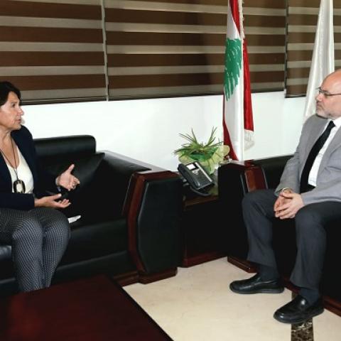Abiad and Grillo Discussed Projects Funded by the Government of France for the Support of Gov. Hospitals