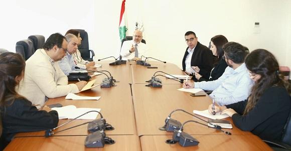 Ministers Abiad and Hajjar Discuss Ways of Coordination to Follow up with Recent Events