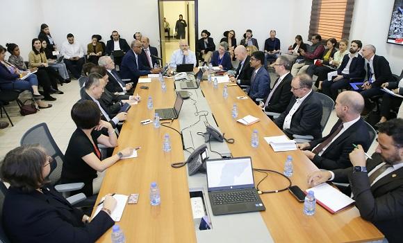Abiad Briefs Representatives of Donor Countries on the Health Emergency Plan: It Has Dual Effects in the Short and Long Term
