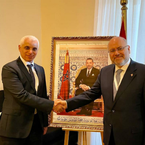 Abiad and His Moroccan Counterpart Discussed Ways to Strengthen Bilateral Cooperation