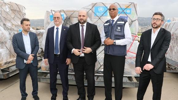 Nassereddine Receives a Shipment of Medical Aid from UNICEF and WHO