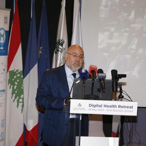 The Minister of Health Dr. Firas Abiad Launches the Digital Health Retreat Forum