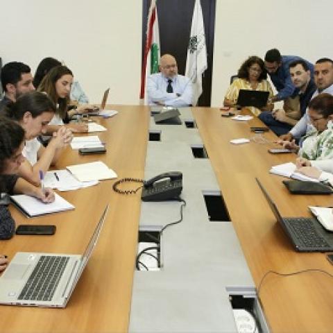  Minister Abiad Presided over a Meeting of the Cholera Control Committee