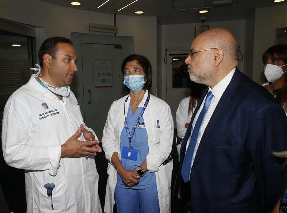 Abiad in a Second Tour of Hospitals
