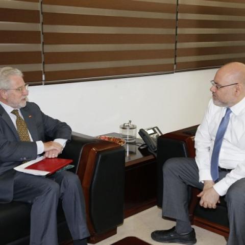 Abiad and the Spanish Ambassador Discuss the Ways to Support the Health Sector