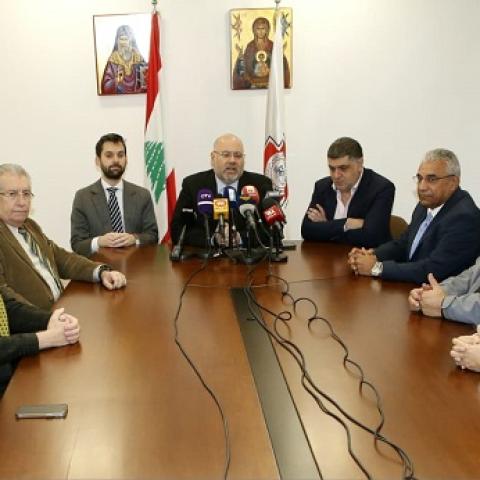 Minister Abiad Launched the New COVID-19 Vaccine Campaign at Saint George Hospital