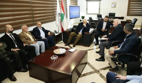 Nassereldine Review the Conditions of Al-Hariri Hospital 