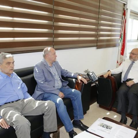 A Delegation from the General Labor Union in Lebanon Visited the Minister of Public Health