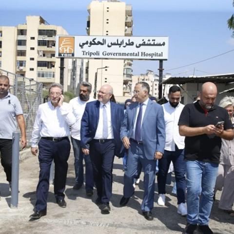 Abiad Visits Tripoli Governmental Hospital in Al-Qobba