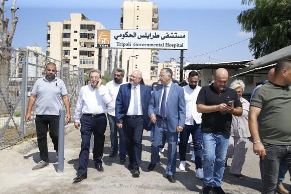 Abiad Visits Tripoli Governmental Hospital in Al-Qobba