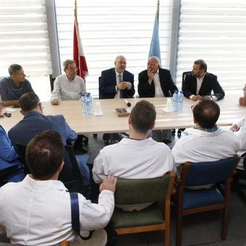 Minister Abiad Concludes his Tour in the North