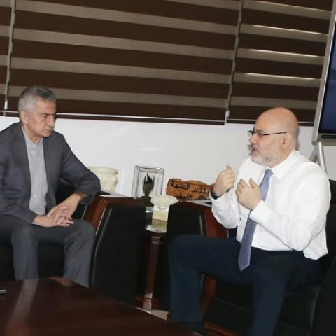 Abiad Praises Fruitful Cooperation, and Al-Khalil: We are Mobilized in These Difficult Circumstances