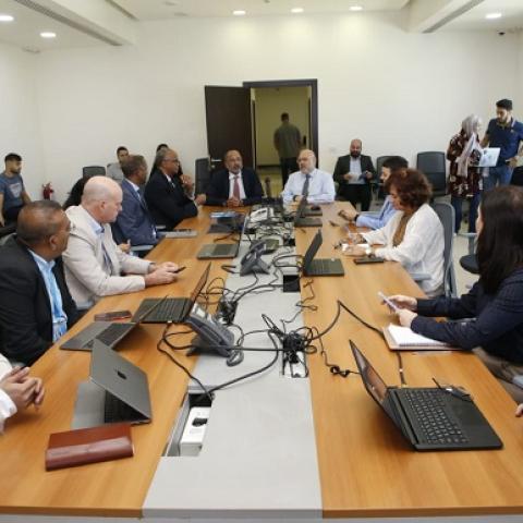 Abiad Discussed with UN Representatives Ways of Cooperation and Support for the Emergency Plan