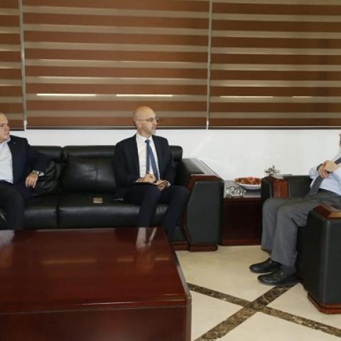 Abiad Discusses with the Ambassadors of Bulgaria and Pakistan ways of Cooperation to Support the Health Sector