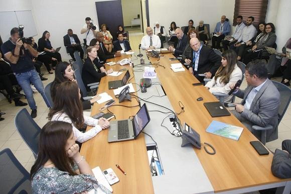 Abiad Receives the Director of the WHO Regional Office for the Eastern Mediterranean
