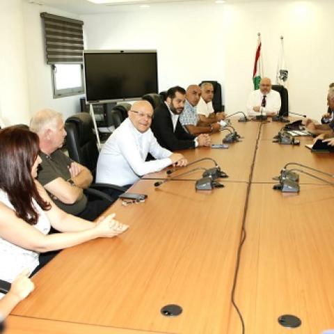 Minister Abiad Chaired a Meeting of the Public Insurance Funds