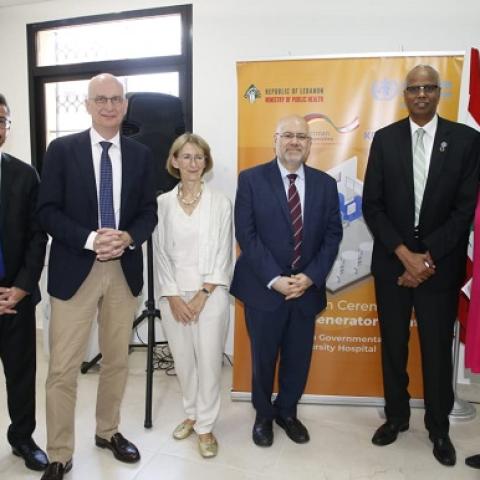 Abiad Inaugurates the Baabda Governmental University Hospital's Oxygen Generation Station