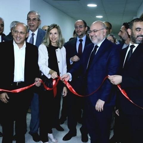 Minister Abiad at the Opening of New Departments in Baabda Governmental Hospital, with an Italian Funding