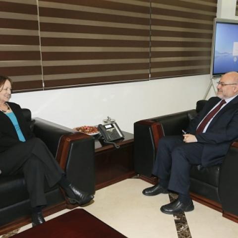 Abiad Discusses with the New U.S. Ambassador the Status of the Health Sector in Lebanon