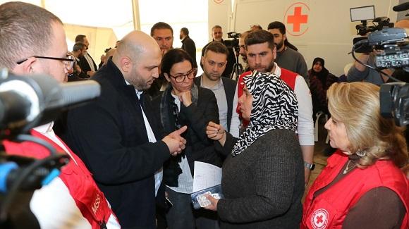 Nassereddine Inspects the Hosting Center at the Sports City