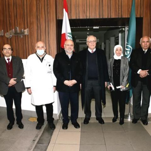 Minister Abiad Visits Al Makassed Hospital