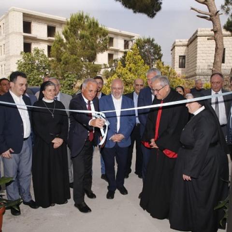 The Minister of Health at the Inauguration of "Norge" Baskinta Medical Center