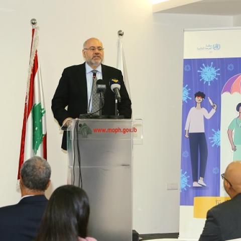 Al Abiad during the Launch of the Seasonal Influenza Vaccination