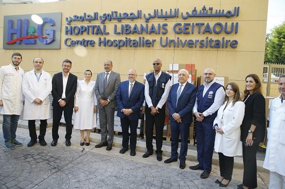 Abiad Visits the Burns Department in Geitaoui Hospital, Accompanied by Riza and Abu Bakr