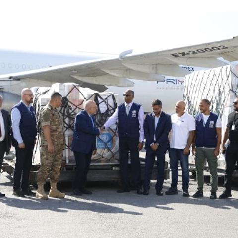 Abiad Receives Medical Aid from the WHO