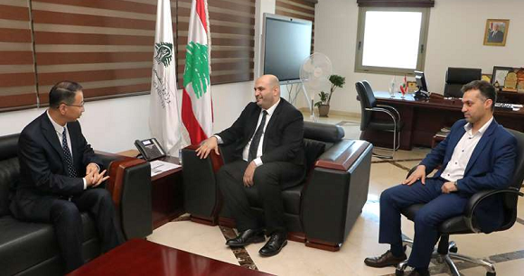 وزير الصحة استقبل السفير الصيني 