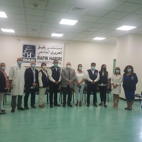 Ghebreyesus Meets with the Minister of Public Health as he Visits Rafik Hariri University Hospital