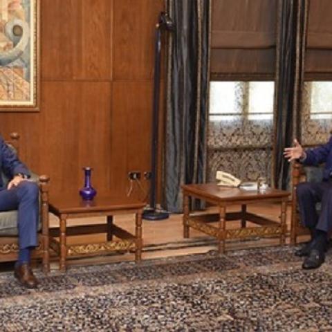 بري بحث مع حسن الوضع الصحي واستقبل المدير العام للاقتصاد
