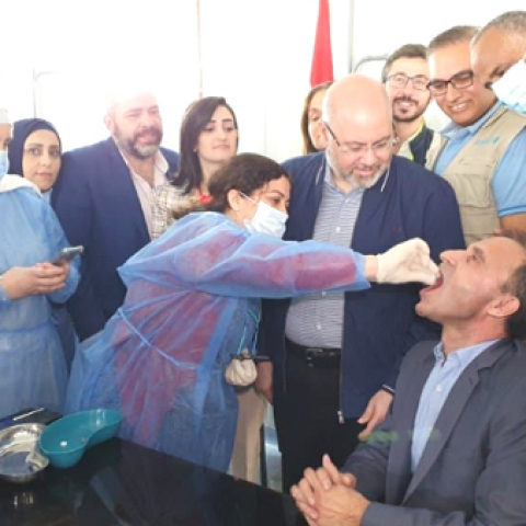 Minister Abiad Launched the Vaccination Campaign against Cholera from Halba Governmental Hospital