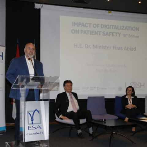 Abiad Opens the Tenth Congress of The Lebanese Society for Quality and Safety in Healthcare