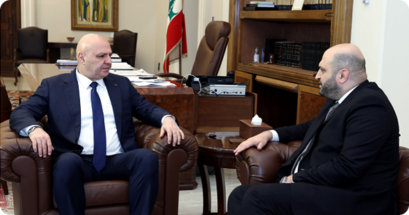 أُطلع الرئيس عون على نتائج قمة الصحة النفسية في قطر